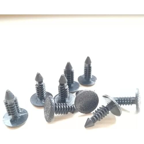 50Pcs Auto Fastener Fender Bumper Shield Retainer Clips Plastic Rivet Universal For GM Ford Chrysler