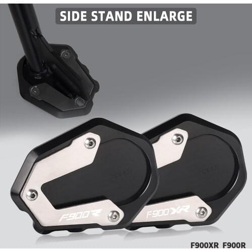 Motorbike Side Stand Foot Enlarger Plate Pad Cover FOR BMW F900XR F900R 2019 2020 2021 Motorcycle Side Stand Enlarge Support