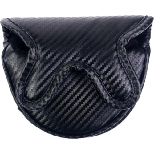 Black Golf Mallet Head Cover Headcover Protector Guard Sleeves For Center Putter