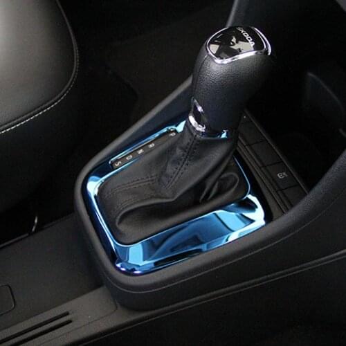 1pc for skoda RAPID 2013-2019 2020 Gear panel Decorative frame cover