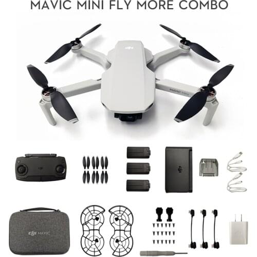 DJI Mavic Mini Drone with 249g Ultralight MR1SS5 3-Axis Gimbal 2.7K Camera 30Minutes Flight Time 4km HD Video Transmission