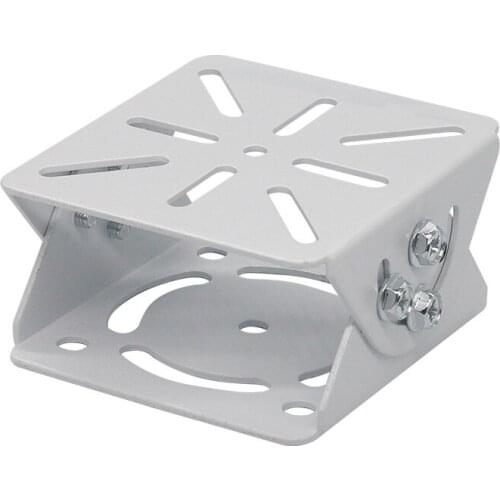 Two-Dimensional Universal Joint Connector Steel White Duckbill Head Mounting Bracket Adapter For CCTV Video Surveillance Cameras