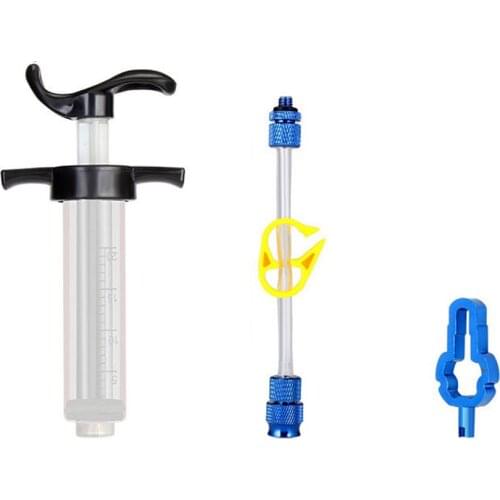 Bike Tire Sealant Injector Bicycle Tubeless Tire Liquid Injection Tool Syringe Rubber Hose Kit For MTB Bike Liquid Filling Set