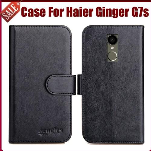 Hot Sale! Haier Ginger G7s Case 6 Colors High Quality Flip Leather Protective Phone Cover For Haier Ginger G7s Case