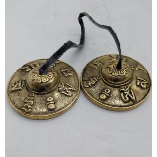 China brass National traditional musical instrument small crafts statue