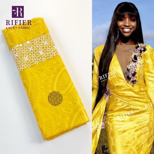 2020 Latest Style Bazin Riche Fabric For Men Or Women Daily Sewing Clothing Gambia Congo Party Top Quality Bazin Riche Broder