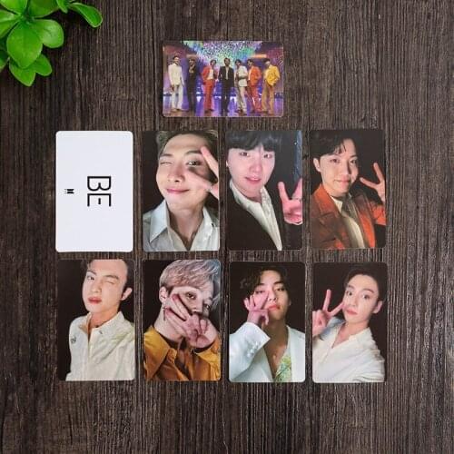 2021 NEW KPOP Bangtan Boys Lomo Card Poster New Album BE M2U PVC Cards PhotoCard JK V SUGA Hd Photo for Fans Gifts