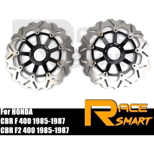 Front Brake Disc Rotors For HONDA CBR 400 F 1985-1987 Motorcycle CNC Floating Brake Disk CBR400F CBR400F2 CBR400 F2 CBR 400F1986