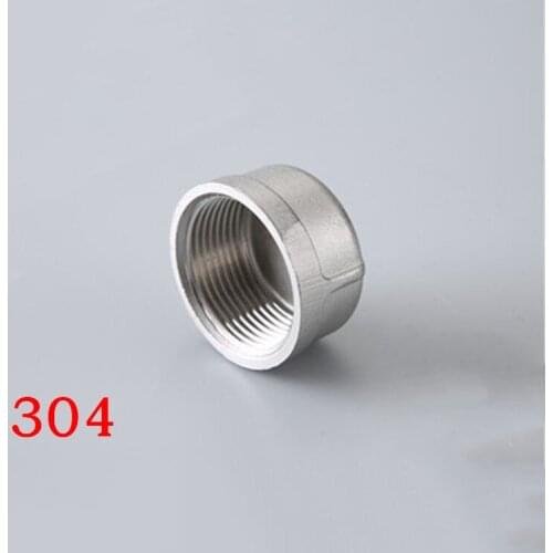 Choke plug SS304 Stainless Steel Pipe Tube End Cap Head Stopper fittings 1/8" 1/4" 3/8" 1/2" 3/4" 1" 1-1/4" 1-1/2" Female BSP