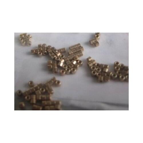 0.6*1.6*1.2mm Copper base powder metallurgical parts Powder Metallurgy oil bushing porous bearing Sintered copper sleeve