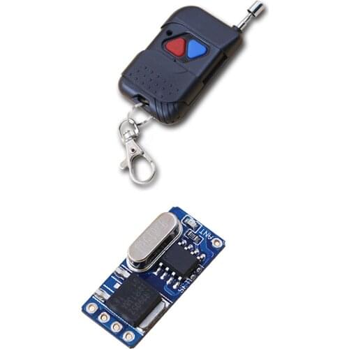 2017 New Product DC3.5V 4.5V 5V 6V 7V 9V 12V RF Wireless Remote Control System Small Receiver with Transmitters for Smart Home