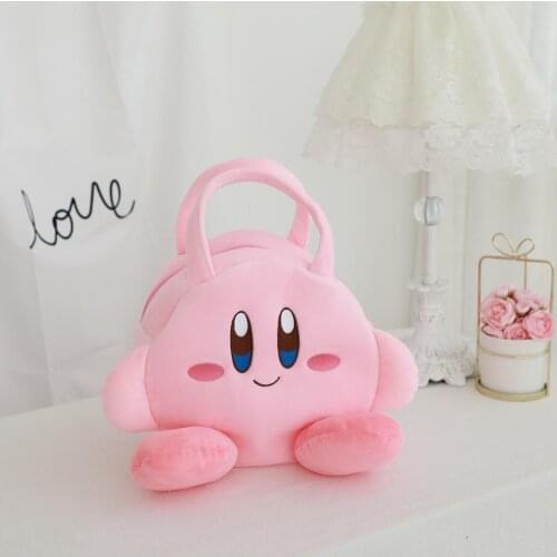 32cm Cartoon Lovely Star Decorative Handbag Cosmetic Storage Bag Plush Doll Lunch Box Bag Plush Toys for Kids Girl Birthday Gift