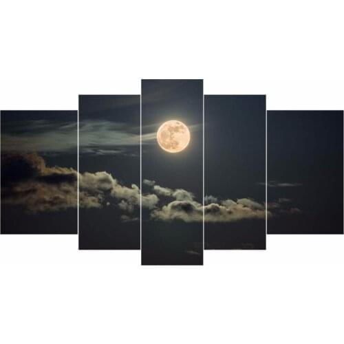 5 Pieces Canvas Print Painting for Living Room printed oil paintings landscape Wall Art Picture Gift Home Decoration HX-013