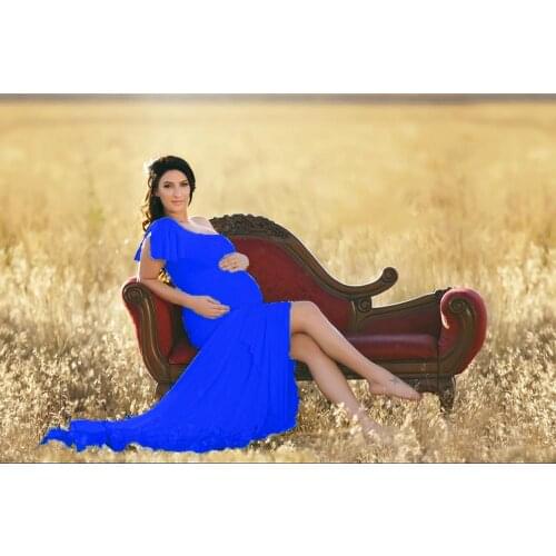 White sexy Dresses Maternity Photography Long Dress with Cloak Fitted Pregnancy Dresses classic Chiffon Cloak Maternity clothes