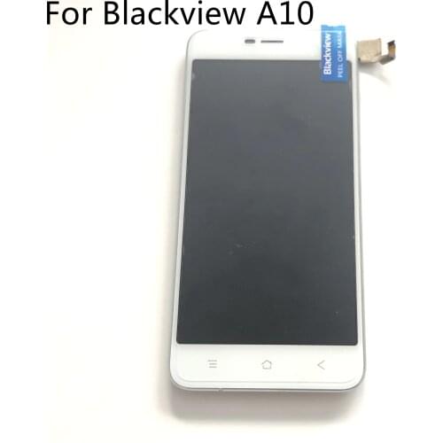 Blackview A10 Used LCD Display Screen + Touch Screen + Frame For Blackview A10 MT6580A Quad Core 5.0" 720*1280 Smartphone