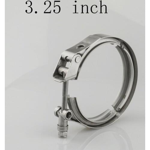 Quick V Band Clamp 3.25 inch Stainless Steel Exhaust Downpipe V Band Clamp v-band Clamps V clamp clip New
