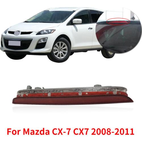 CAPQX For Mazda CX-7 CX7 2008-2011 High mount stop light Rear brake stop lamp Center stop light Additional brake light lamp