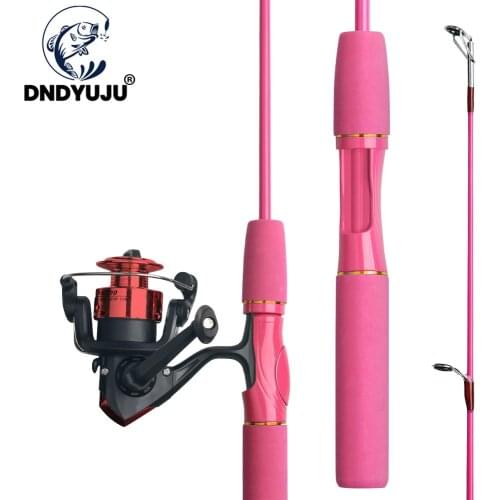 DNDYUJU Childrens Fishing Rod+Fishing Reel+Line+Hook+Binding Device 1.5M Glass Fiber Telescopic Ultra Light Carp Spinning Rod