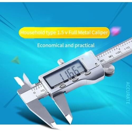 Electronic digital display digital vernier caliper 0-150mm stainless steel high precision waterproof splash Measuring tools