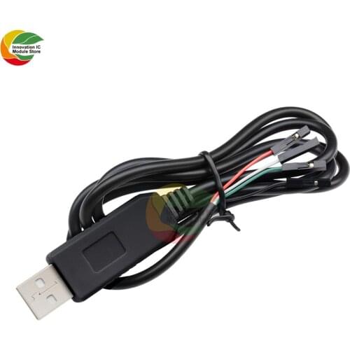 Ziqqucu PL2303 PL2303HX USB To UART TTL Cable Module 4p 4 Pin RS232 Converter Serial Adapter Cable Module PL2303HX Converter