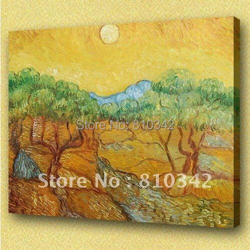 Van Gogh oil paintings Impression Hand painted House painting wall decoration U2VG16