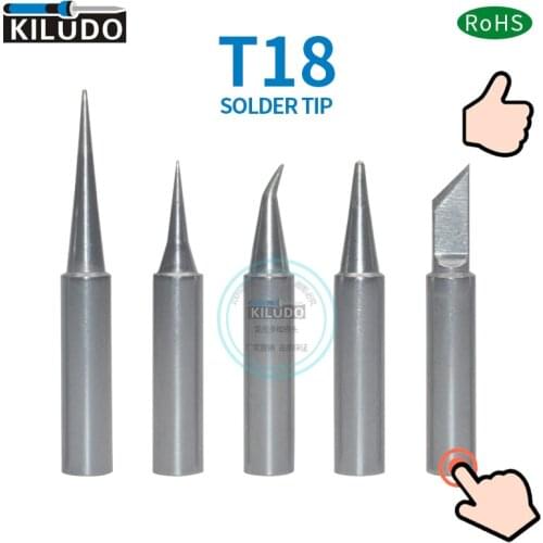 Kiludo 5pcs T18-BL I BRO2 B K series soldering Tip for hakko fx-888/888D Iron Tip FX-8801/8802/8803
