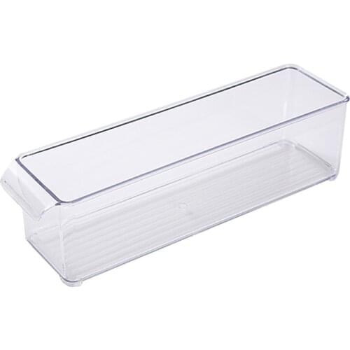 Kitchen Refrigerator Storage Box Clear Pantry Organizer Bins Household Plastic Food Storage Baskets Organizing 4O Incredible