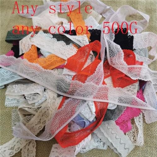 Any style 500g Any colors lace inventory processing for womens underwear dress decoration
