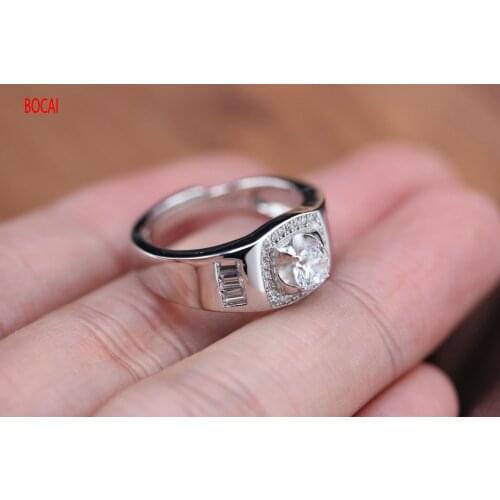 Real 925 sterling silver with zirconium ring