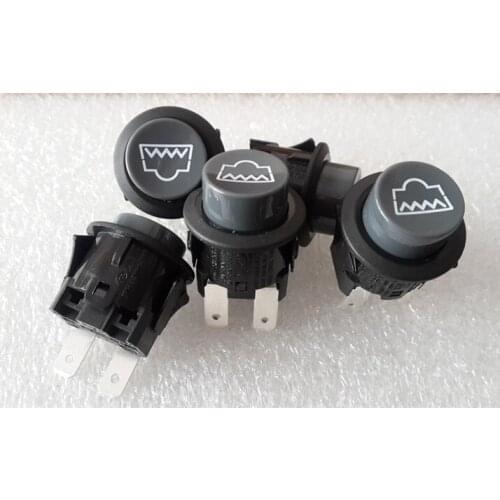 Original new 100% round power switch key switch button switch with lock 2pin SB-53 opening 22mm 250V 16A