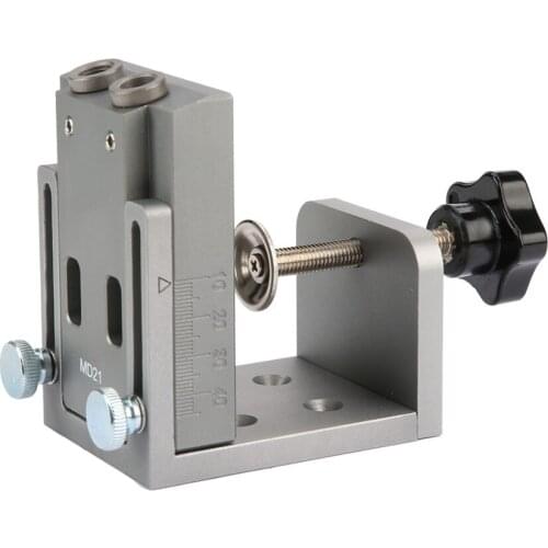 Strong And Durable Pocket Hole Puncher Mini Style Pocket Hole Jig Kit For Wood Working Step Drill Bit Set Woodworking Tools Set