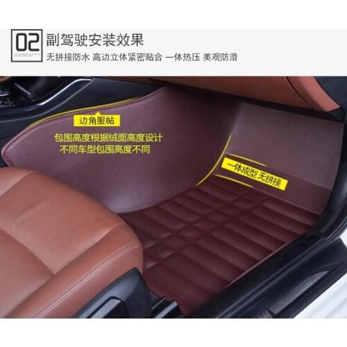 For MG ZS Dustproof Protection decoration Full surround car mats, large surround foot mats car accessories Car styling