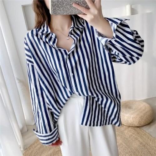 YJ DANCER Women's Striped Shirts