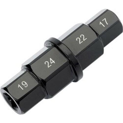 1PC Motorcycle Front Wheel Spindle Removal Sleeve 17 19 22 24mm Hub Axle Hex Allen Spindle Driver Tire Wrench Accessorie