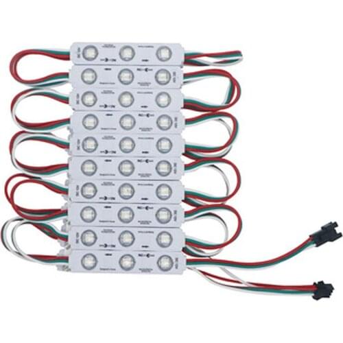 DC 12V WS2811 2811 IC LED Pixels Module String 3LED SMD5050 Waterproof RGB led module light 20pcs