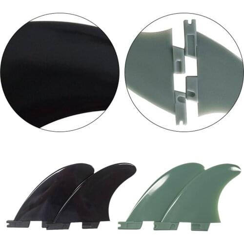 2x Performance 4'' Longboard & Single Fin - Center Fin for Surfboards surf fins plastic fins surfboard