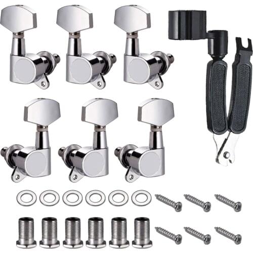 3L 3R Acoustic Guitar Tuning Pegs Machine Head Tuners Knobs Tuning Keys Guitar Parts