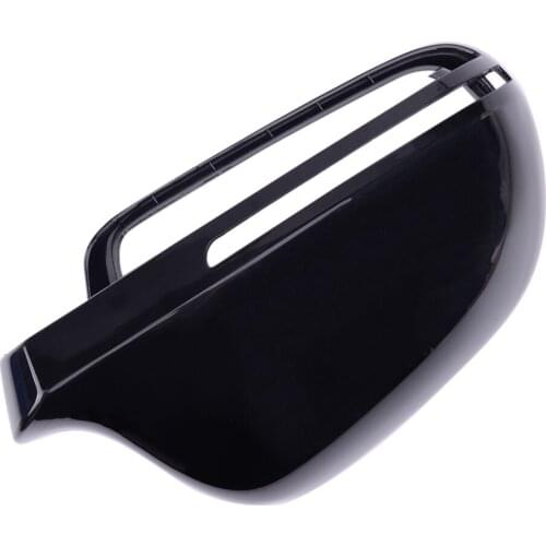 4F0 857 528 ABS Right Side Wing Rearview Mirror Cover Cap Casing Fit for AUDI A3 A4 A5 A6 With Side Assist 8T0 857 528