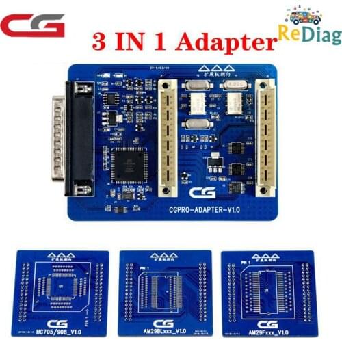 High quality HC705/908 AM29FXXX AM29Blxxx 3 in 1 Adapter for CG PRO 9S12 Programmer for Automotive Computer Repair ect