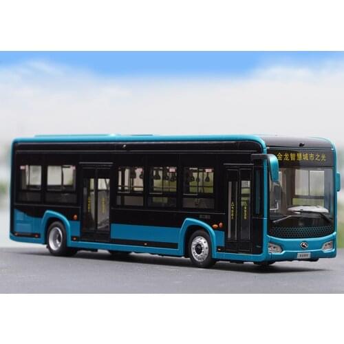 1:38 scale Alloy Toy Vehicles JIN LONG XMQ6105G New energy bus Model Of Childrens Toy Car Original Authorized Authentic Toys