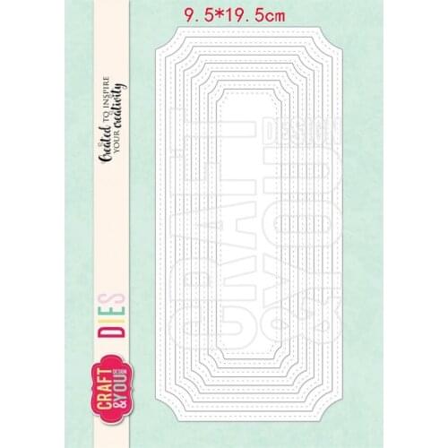 CH 2021 New Arrival Frame 3 Metal Cutting Dies Stencils for DIY Scrapbooking/photo Album stamps Decorative Embossing DIY Paper