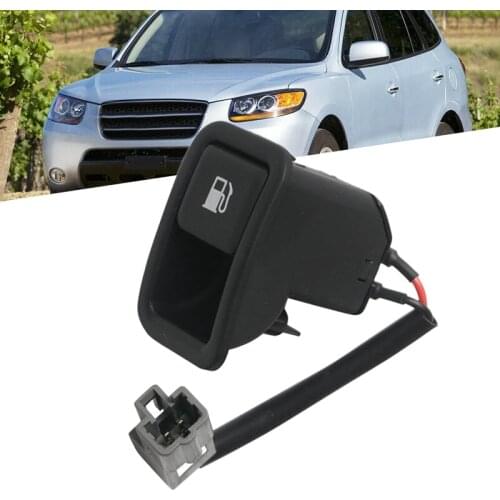 Black Fuel Tank Cap Fuel Gas Door Release Switch for Hyundai Santa Fe 2007-2009 93555-2B000WK