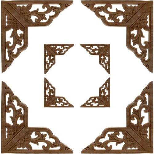 VZLX Wood Applique, European Trim, Decorative Decals, Door and Table Decorated with Carved DIY Home Decoration Accessories