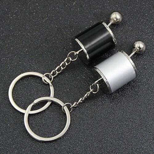 Key Holder Eye-catching Rust-proof Stainless Steel Gearboxes Keychain Pendant Home Miniatures Decoration Supplies Keychain