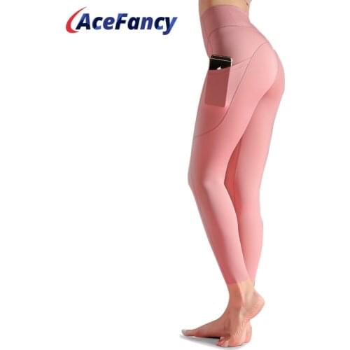 Energy Leggings for Fitness Squatproof Plain Women Yoga Pants Push Up T2069 High Waist Leggigns Fitness for Women Sportswear