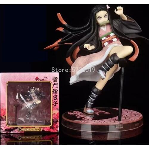 16cm Kimetsu no Yaiba Anime Figure Demon Slayer Ichiban Kuji Kamado Nezuko Action Figure Kamado Tanjirou Figurine Model Doll Toy