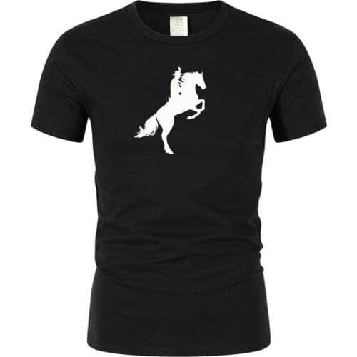 Short sleeve T-shirt printing funny creative microphone music singer mens T-shirt cotton