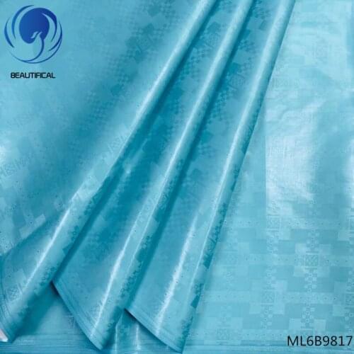 BEAUTIFICAL cotton fabric african bazin riche brocade fabrics batik for dress free shipping 10 yards/lot selling online ML6B98