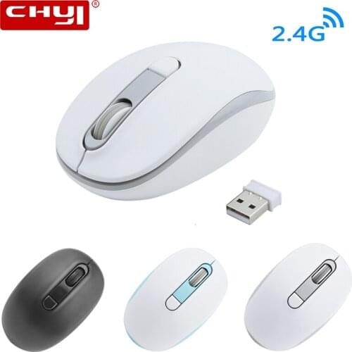 CHYI Wireless Mini Usb Computer Mouse Optical 3d Arc PC Mause 2.4Ghz Portable Small Office Gaming Mice For Apple Macbook Laptop