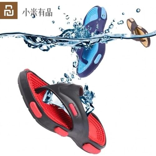 New Youpin Slippers Summer Non-slip Flip flops Men Slippers Home Sandals Massage Point Slippers Beach Sandals Mens Casual Shoes